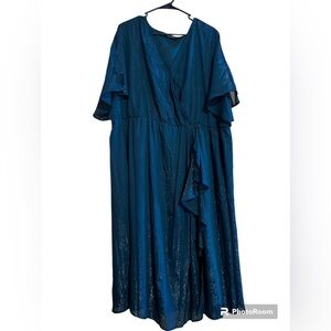 Bloomchic faux wrap dress 22/24 EUC